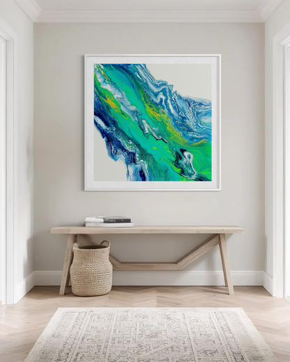 Colourful wall art for the home