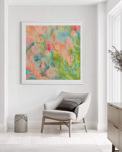 Colourful wall art for the home