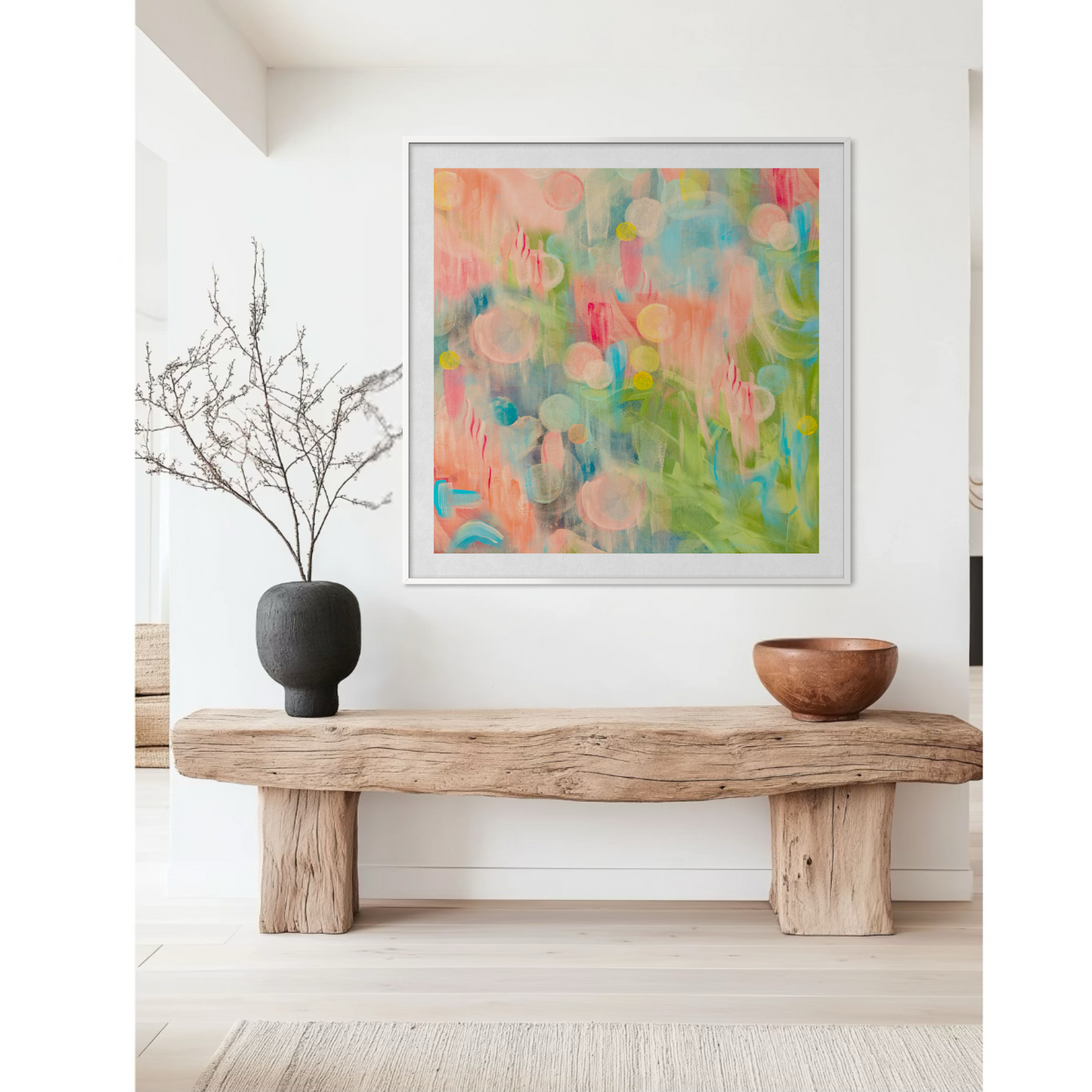 Colourful wall art for the home