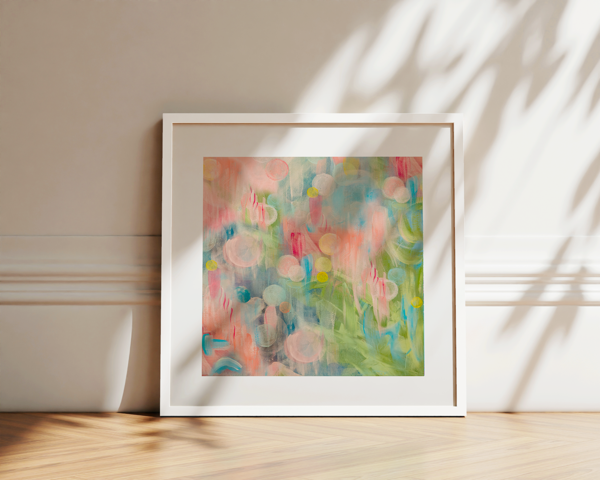 Float - Paper Art Print - Soft Abstract Art for Calm Spaces by Sam Taylor