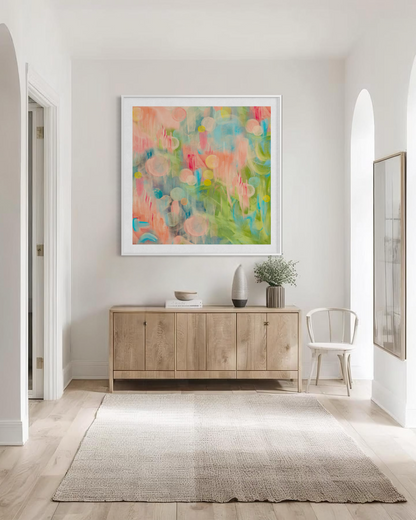 Colourful wall art