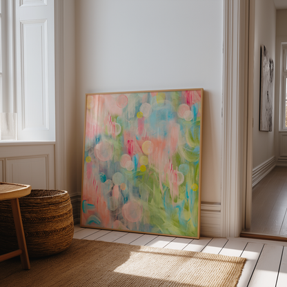 Colourful wall art for the home