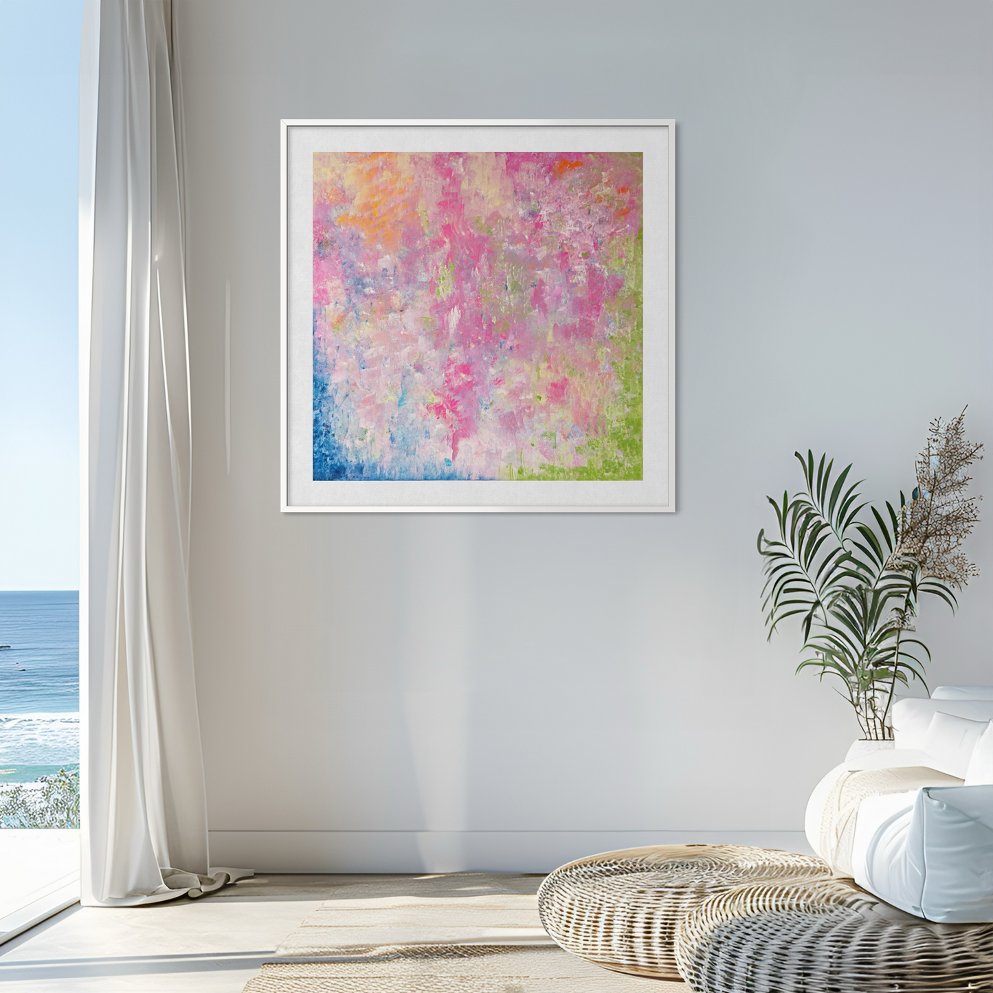 Colourful wall art for the home