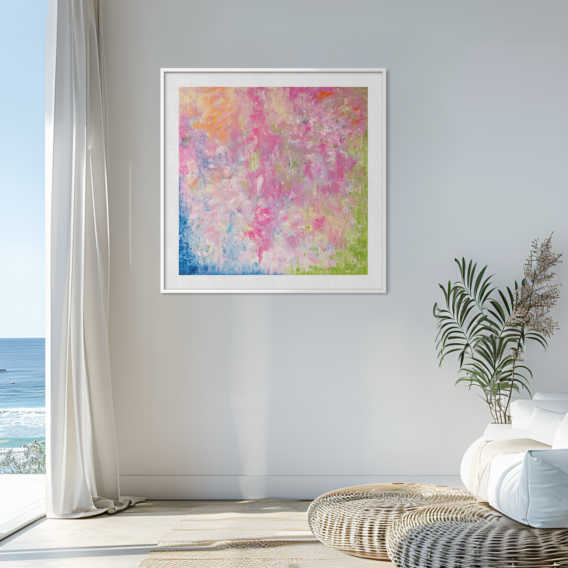 Colourful wall art for the home