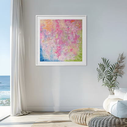 Colourful wall art for the home