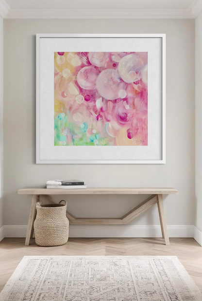 Colourful wall art