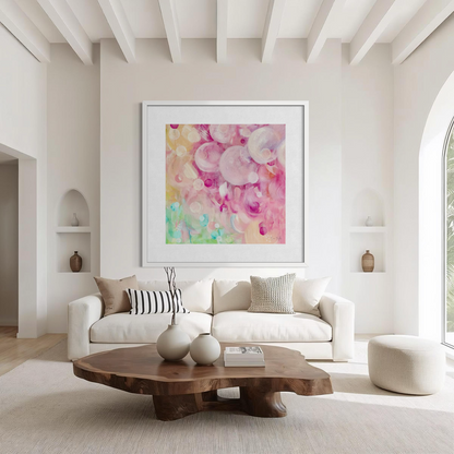 Pink Abstract Art