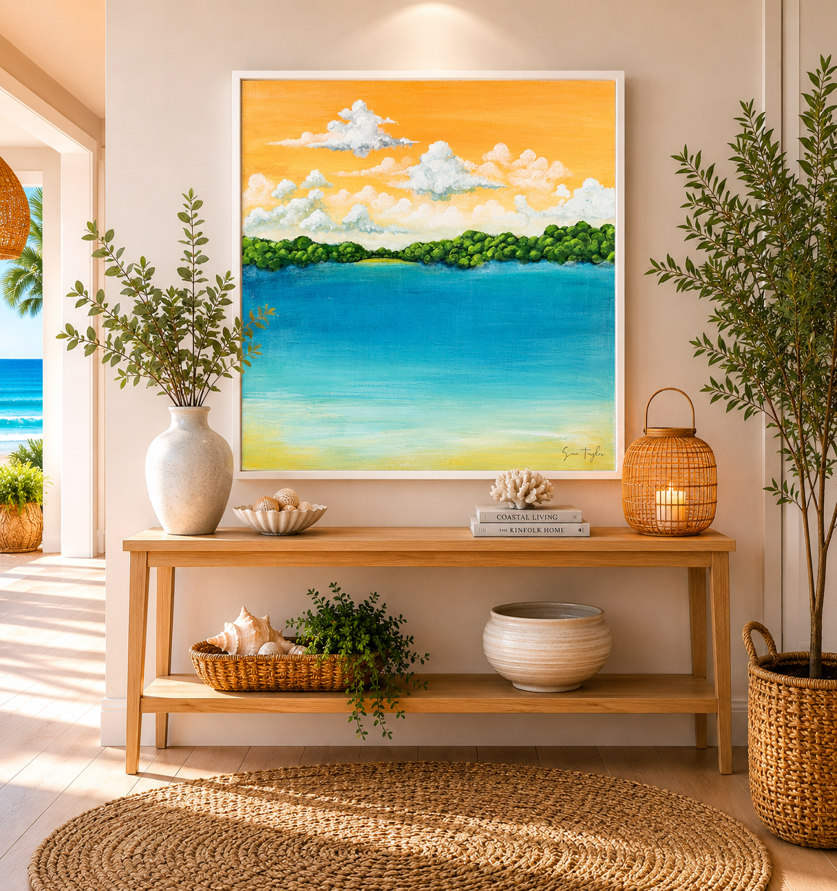 Golden Tide - Canvas Art Print