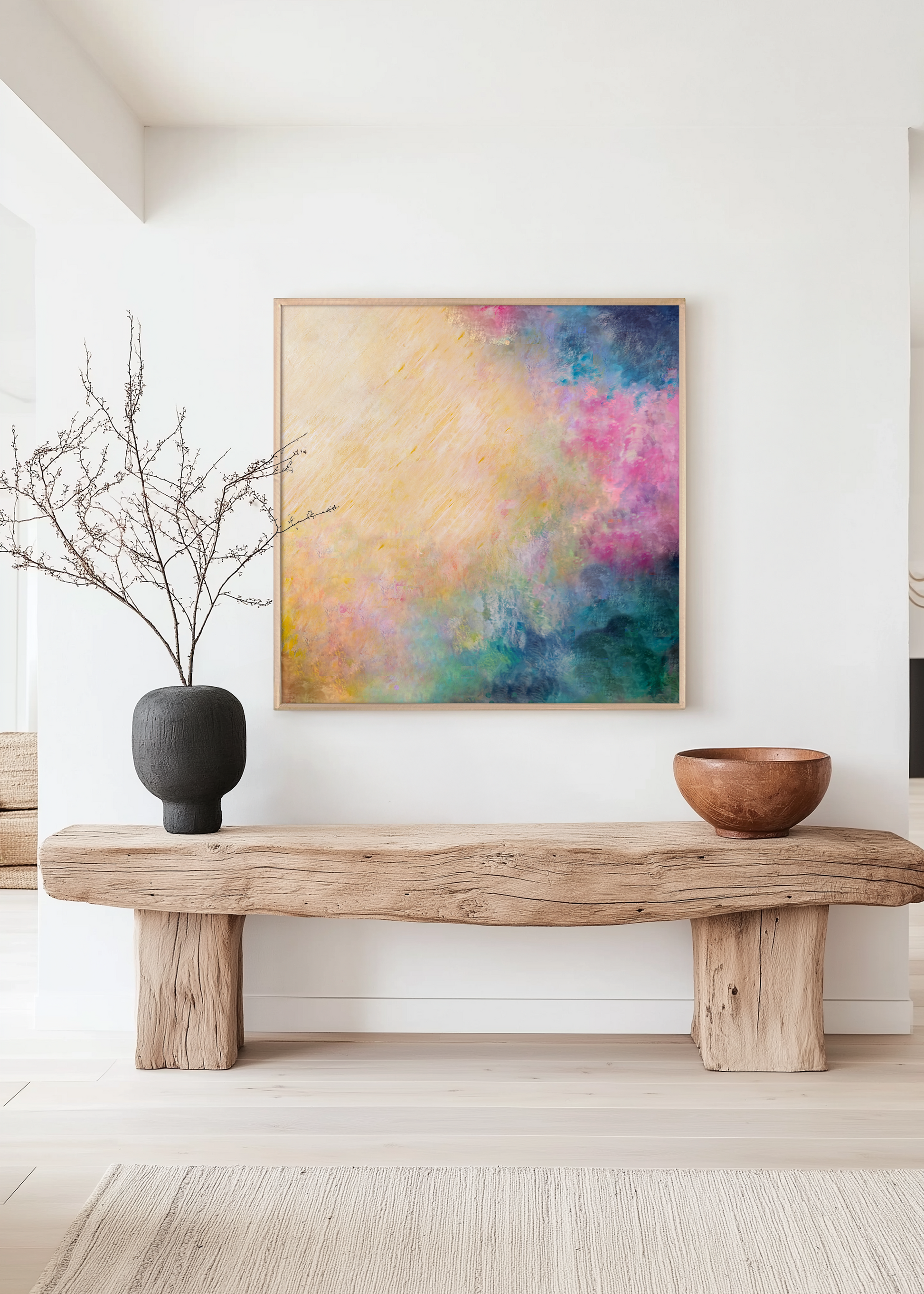Colourful abstract art for the home