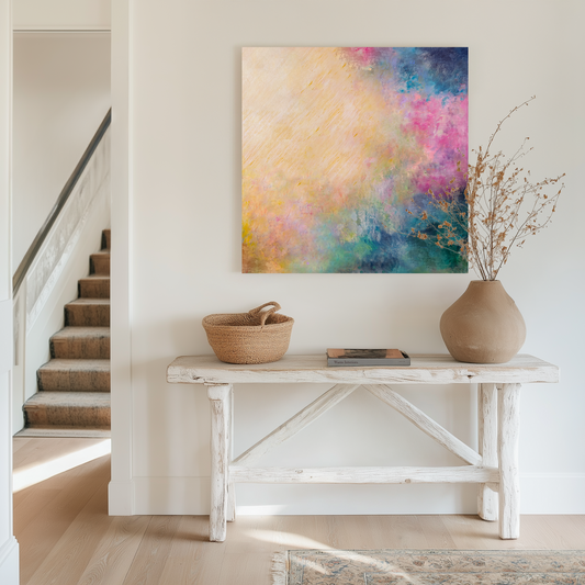 Colourful wall art for the home