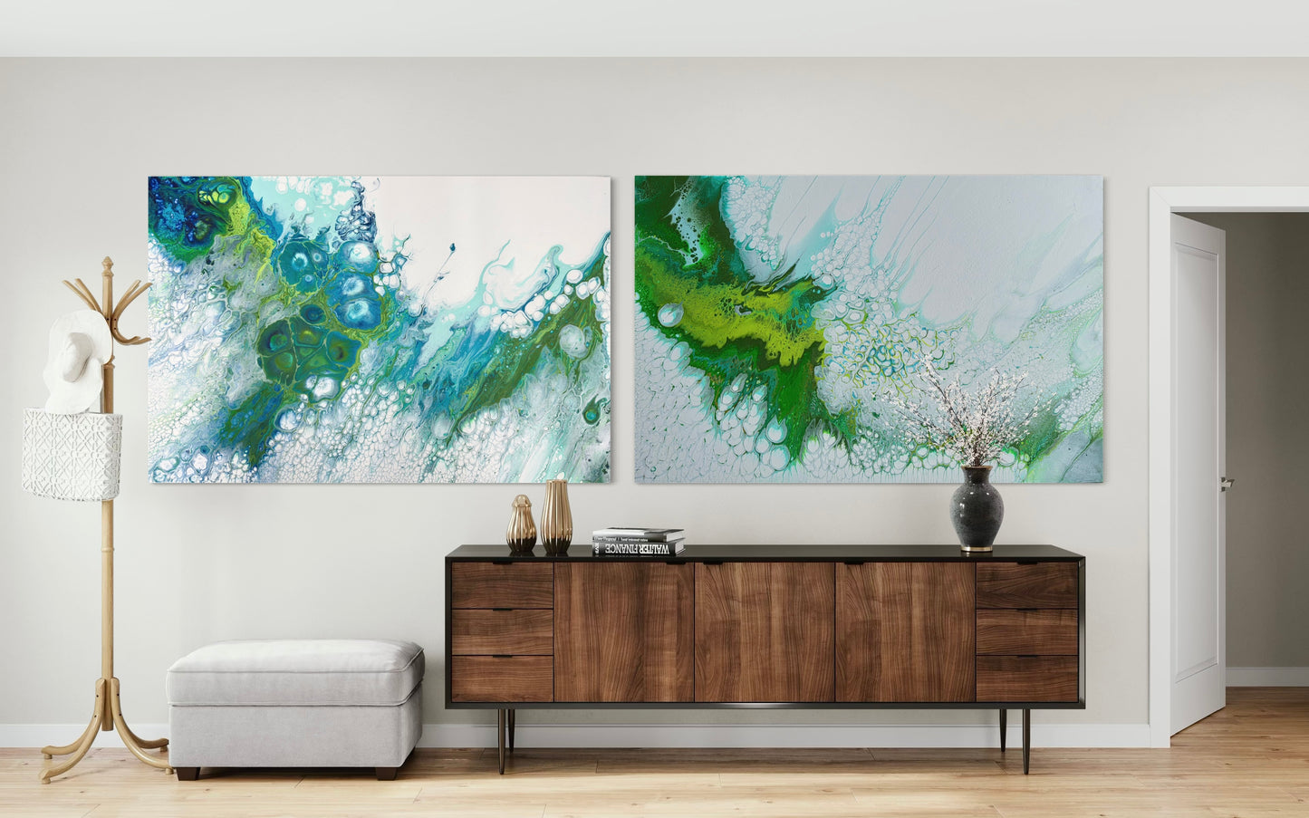 Beneath The Surface & Ocean’s Dream - Gallery Set of Two - Canvas Prints