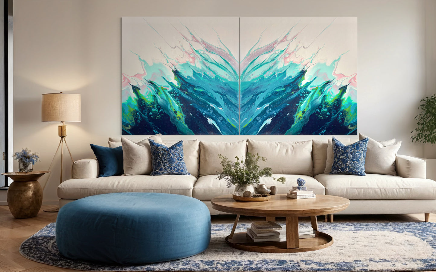 Silent Surge - Gallery Set of Two Prints - Canvas Prints