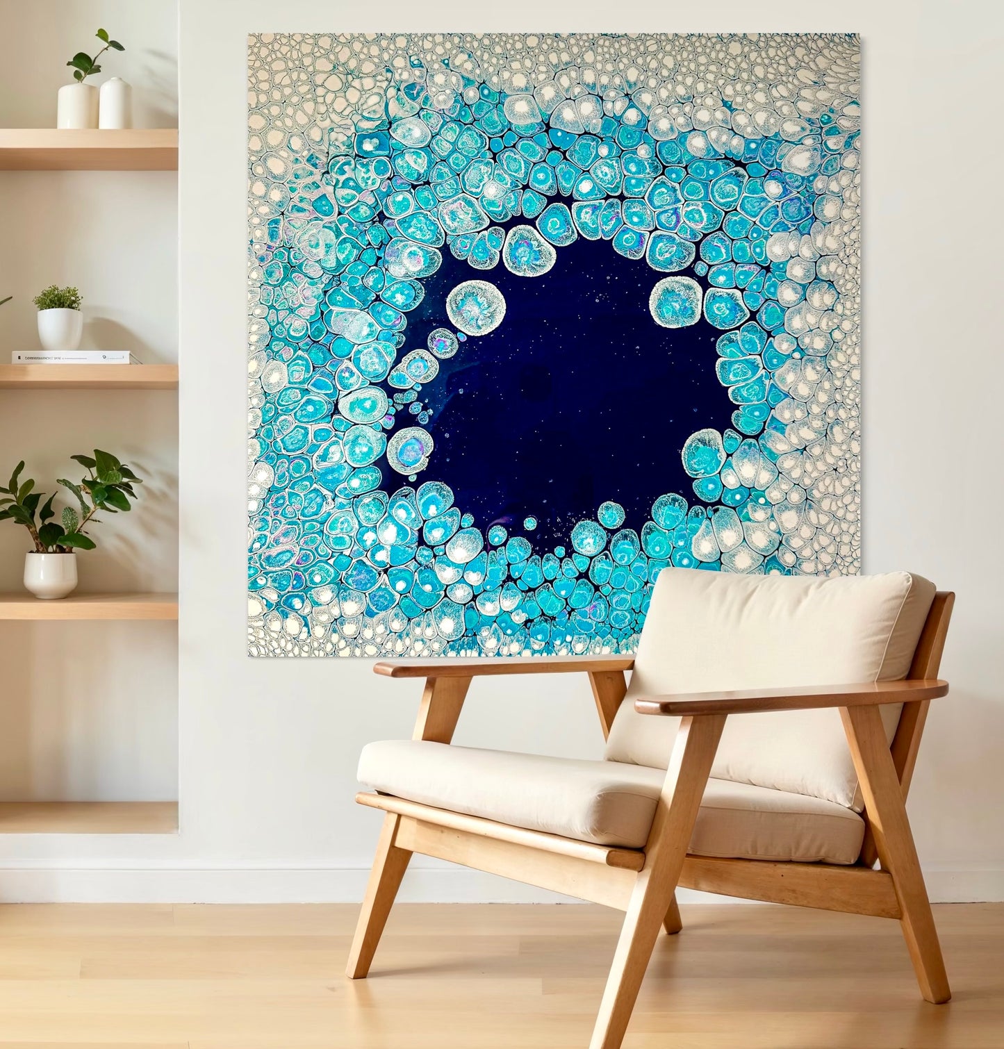 SYMPHONY OF SEA CELLS - Canvas Print