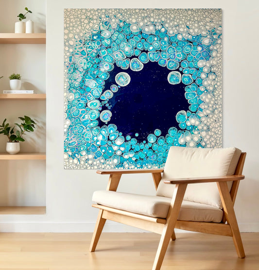SYMPHONY OF SEA CELLS - Canvas Print