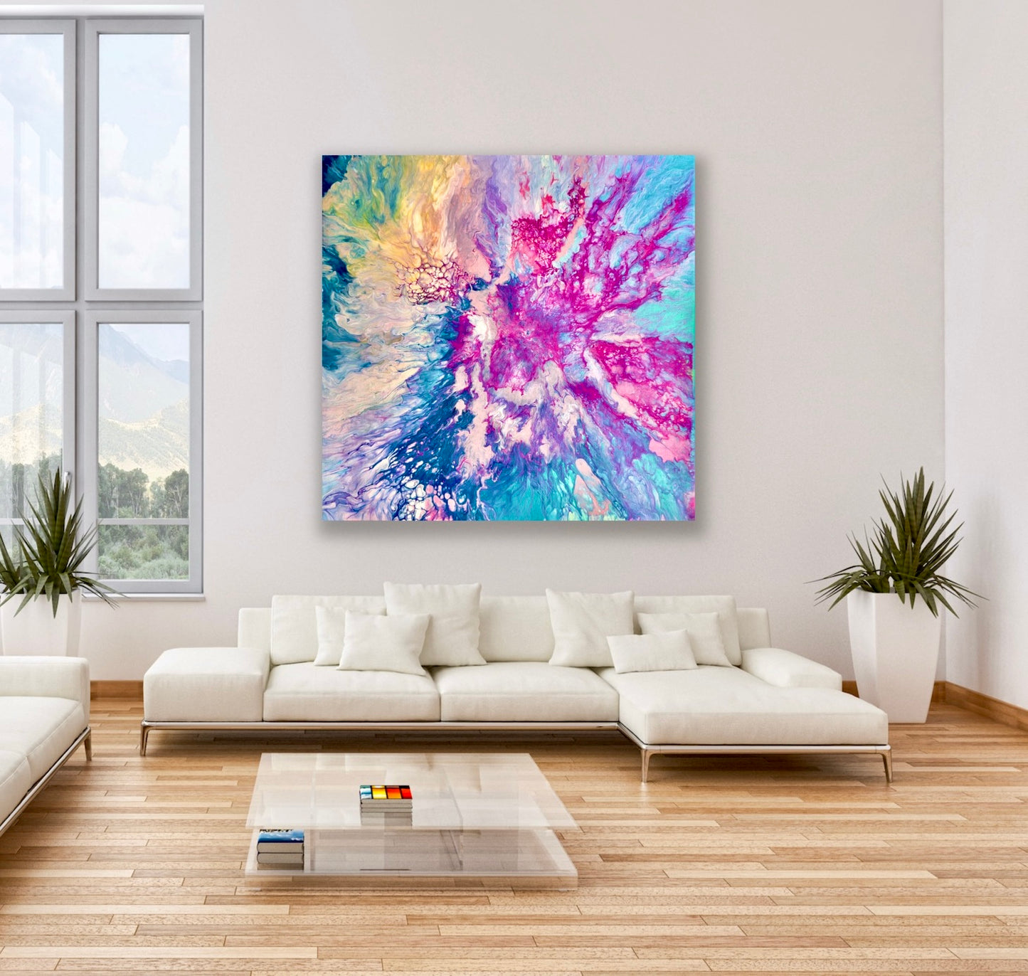 DREAMT IN MAGENTA - Canvas Print