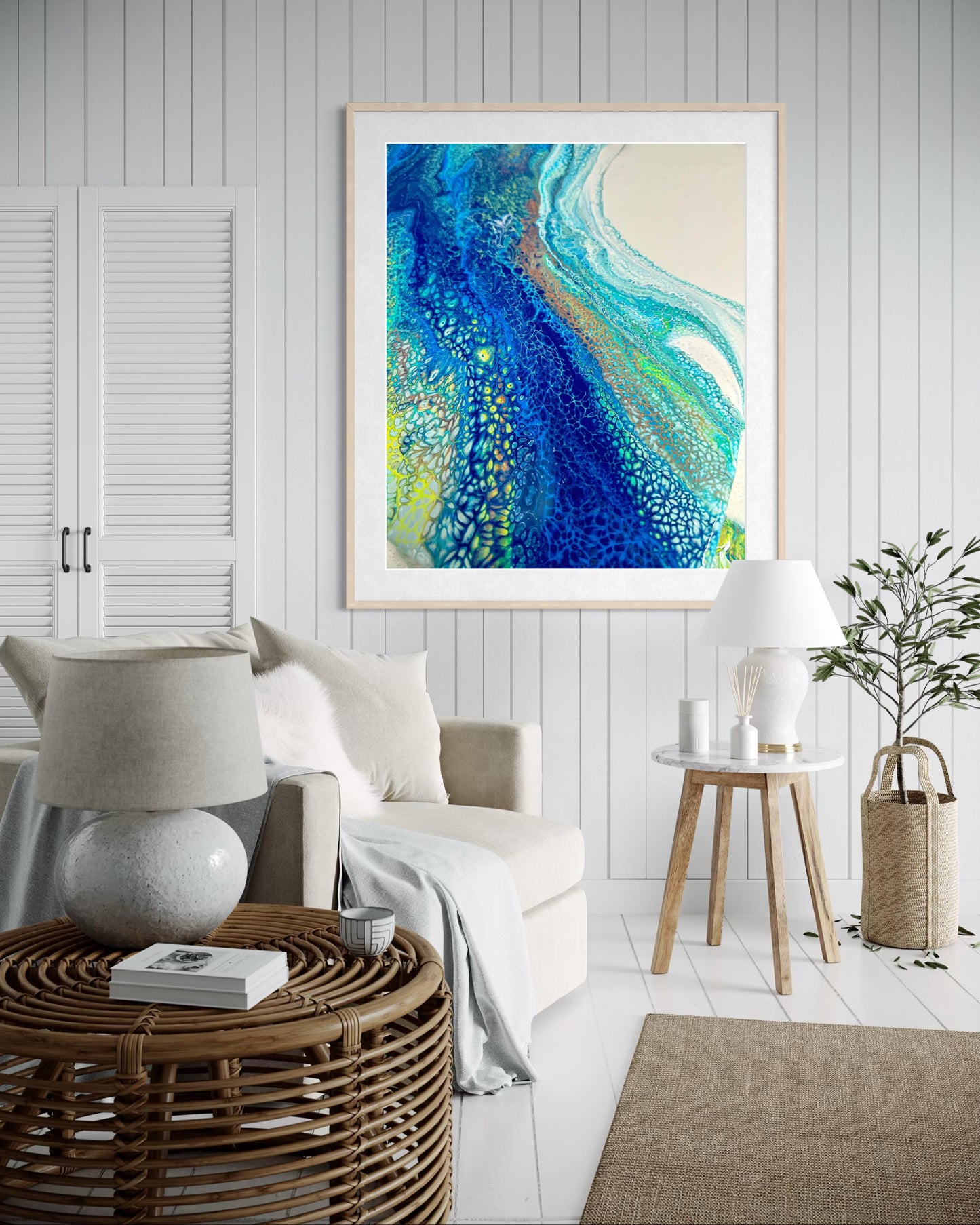 INTO THE BLUE - Canvas Print