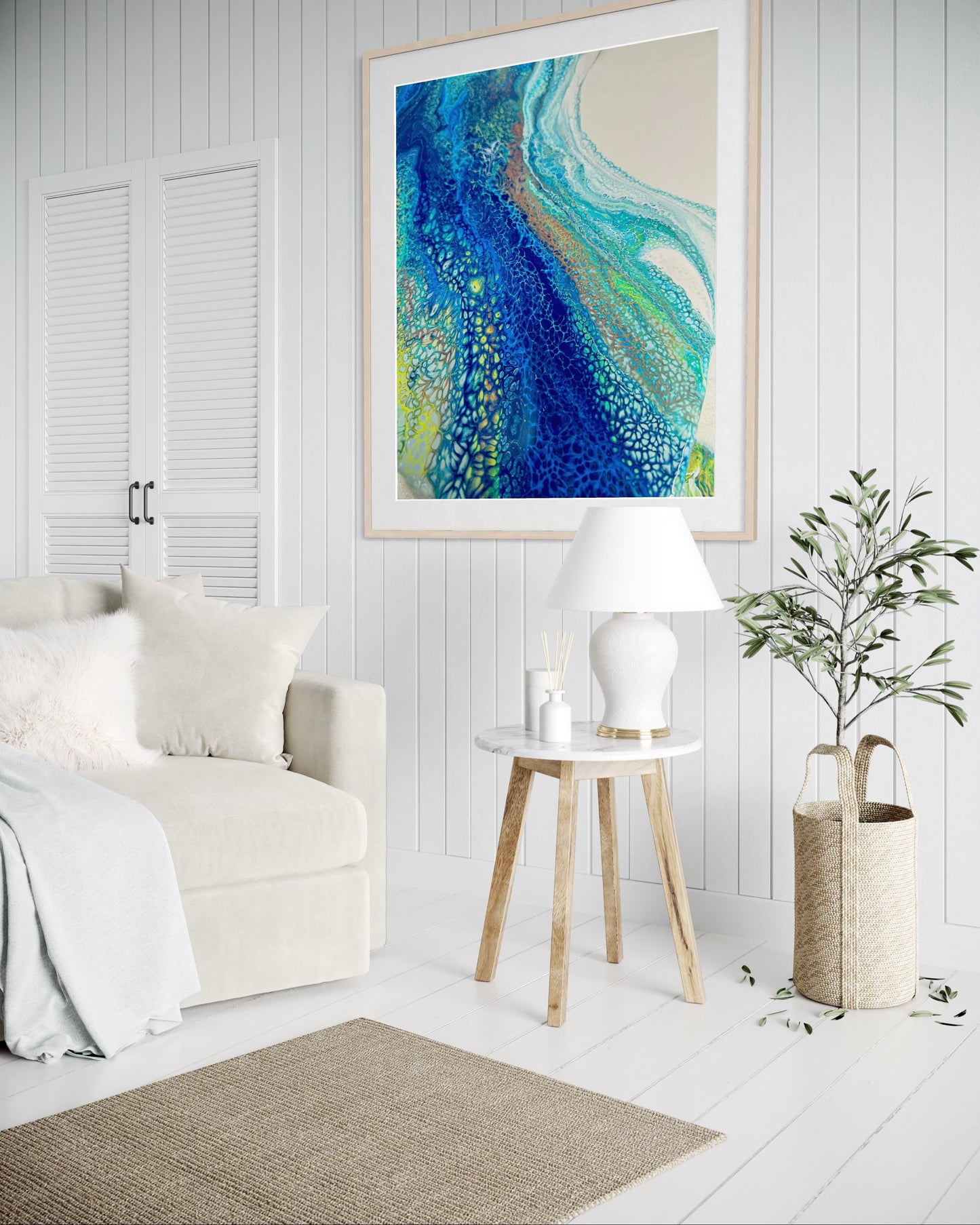 INTO THE BLUE - Canvas Print