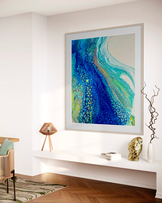 INTO THE BLUE - Canvas Print