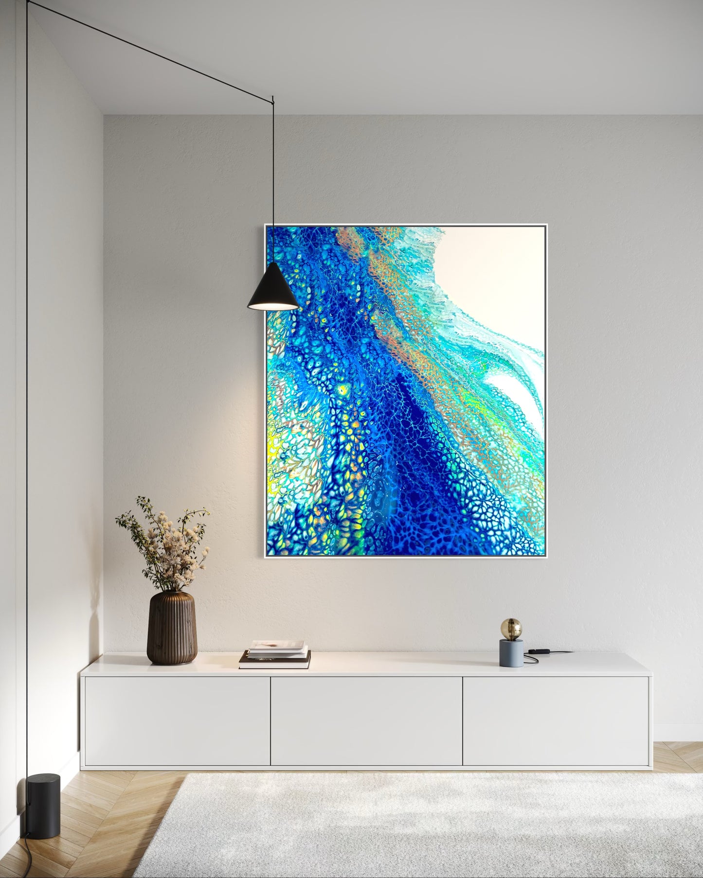 INTO THE BLUE - Canvas Print