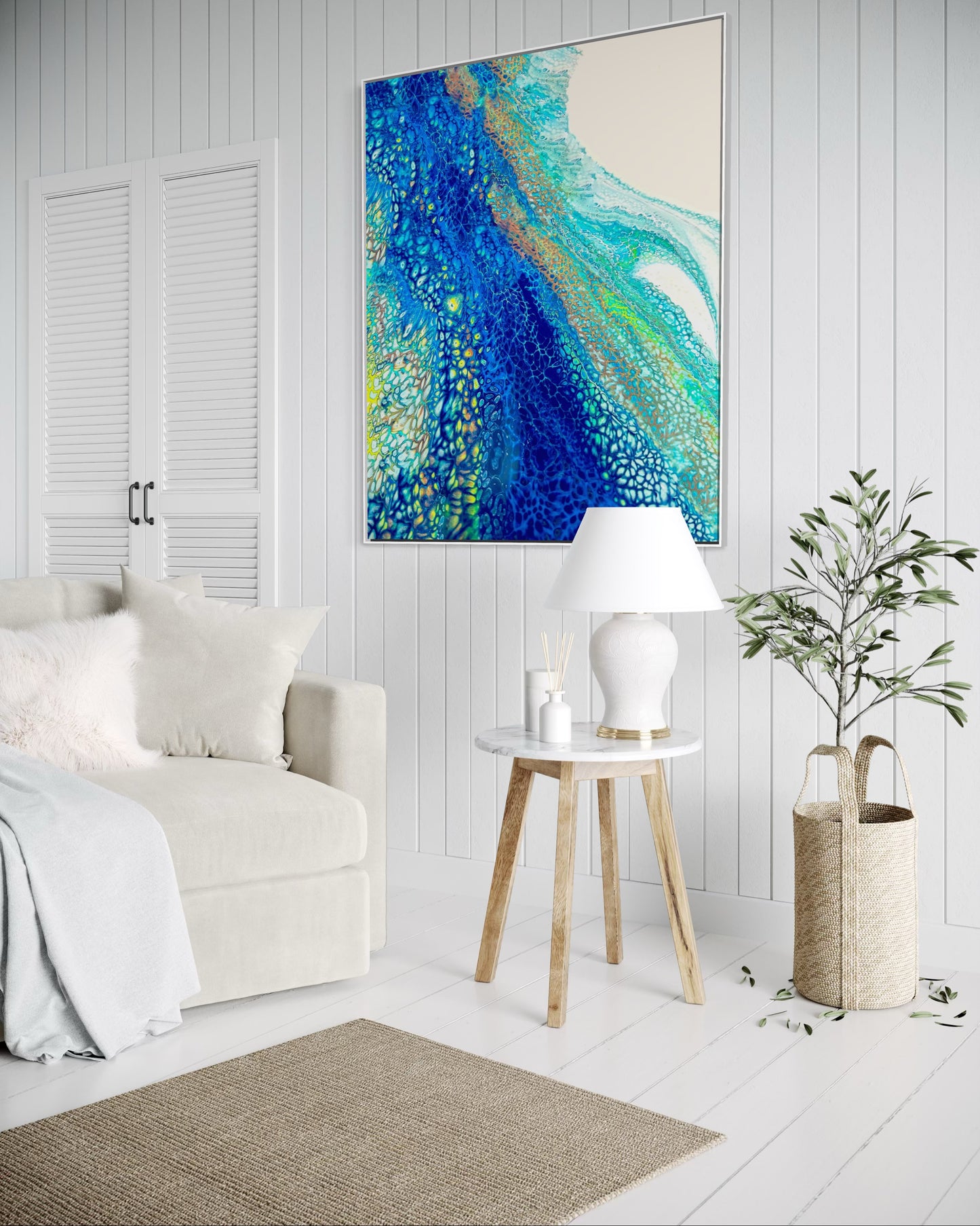 INTO THE BLUE - Canvas Print