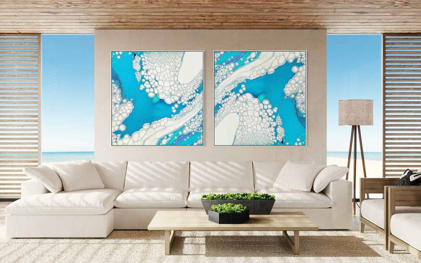 Shore & Shallows - Gallery Set of Two - Canvas Prints