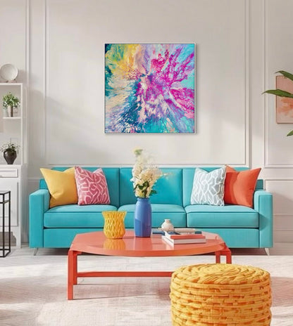 Dreamt in Magenta - Original Art on Canvas