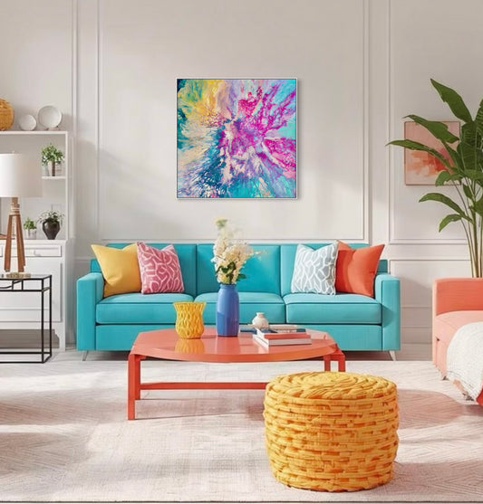 Dreamt in Magenta - Original Art on Canvas