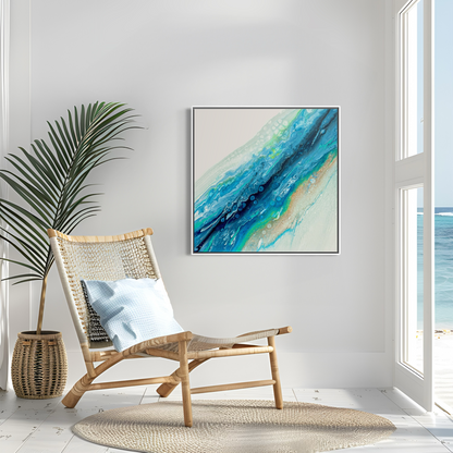 BLUE TIDE - Original Artwork on Canvas