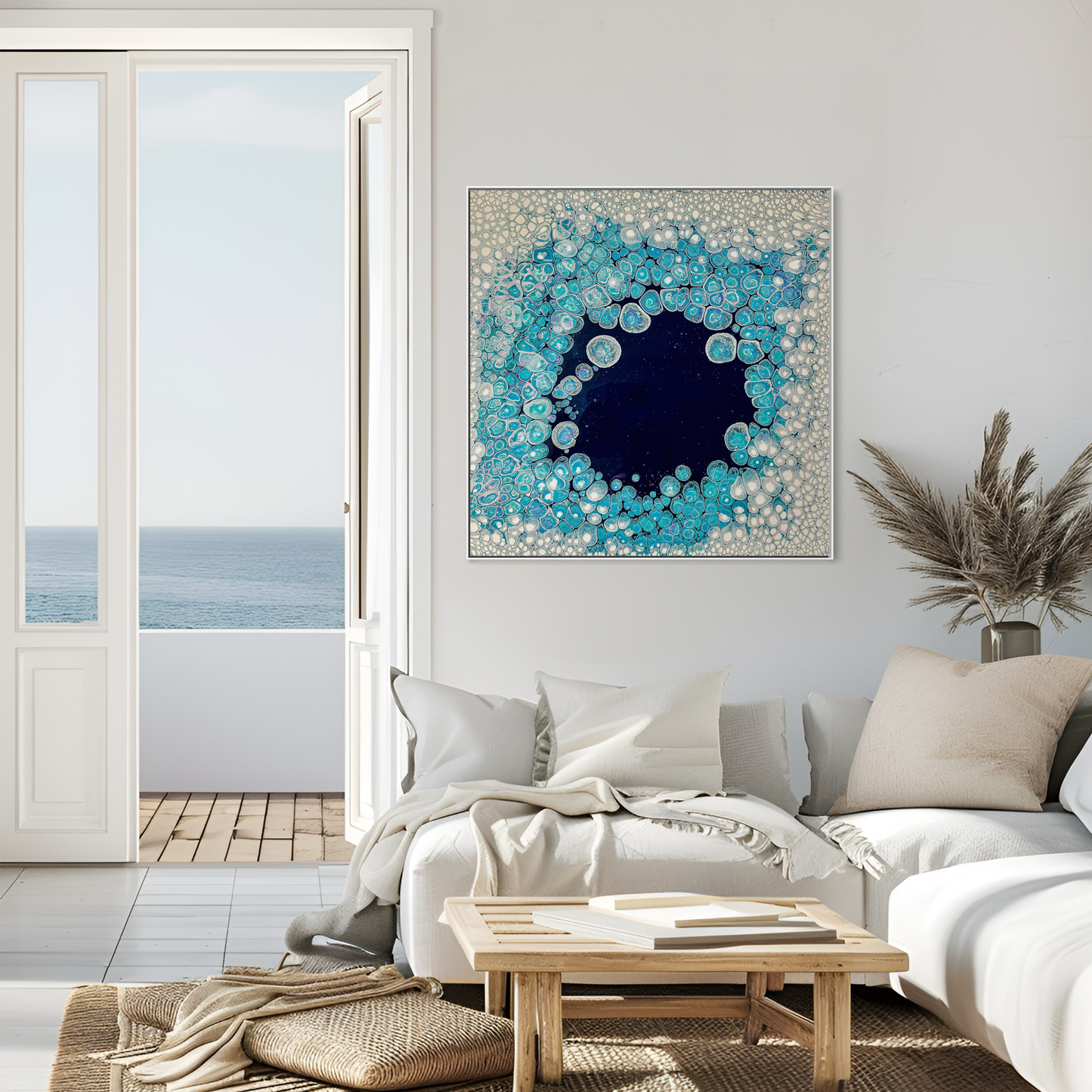 SYMPHONY OF SEA CELLS - Canvas Print