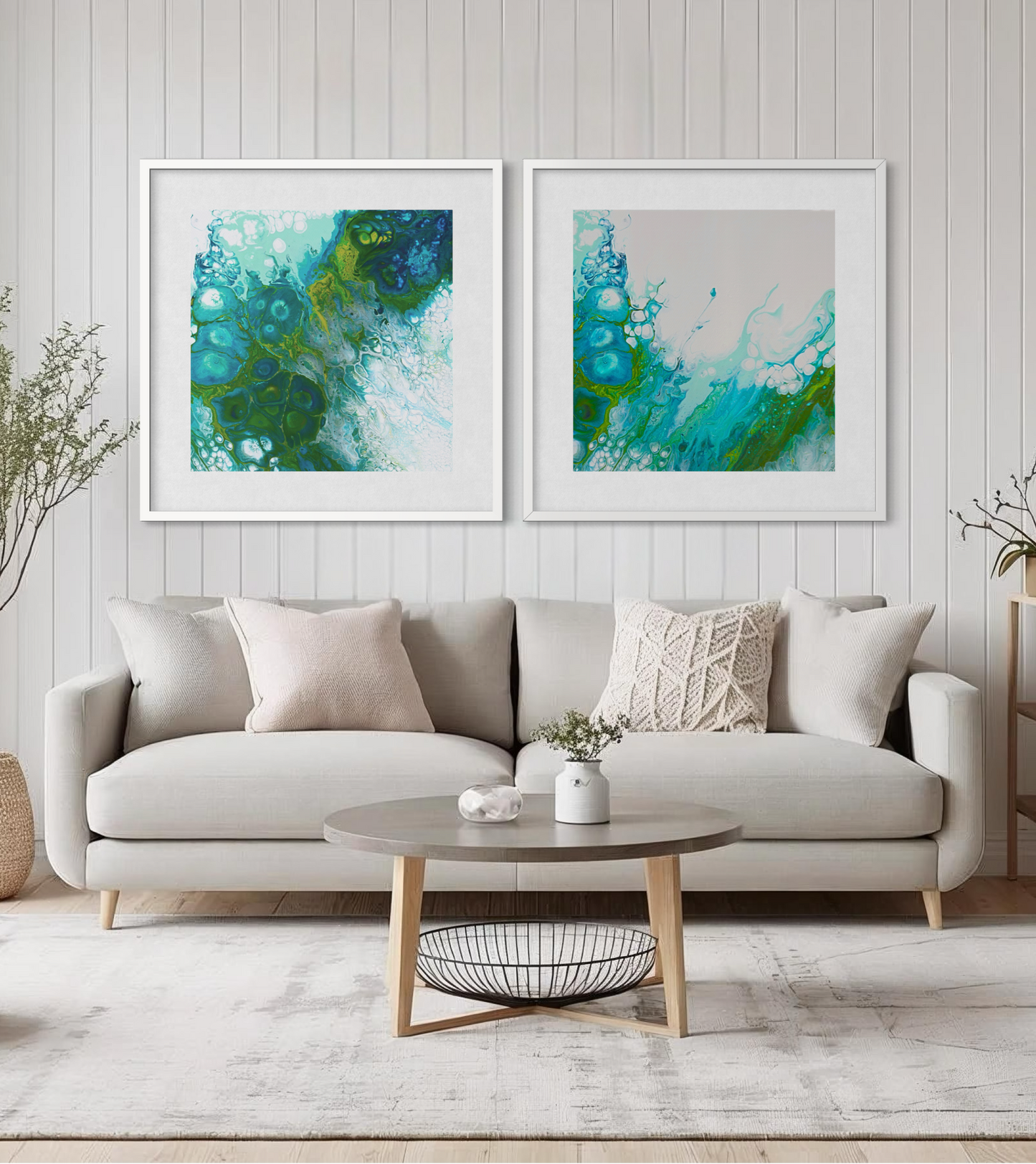 Beneath the Surface - Gallery Set of Two Prints - Framed Paper Prints