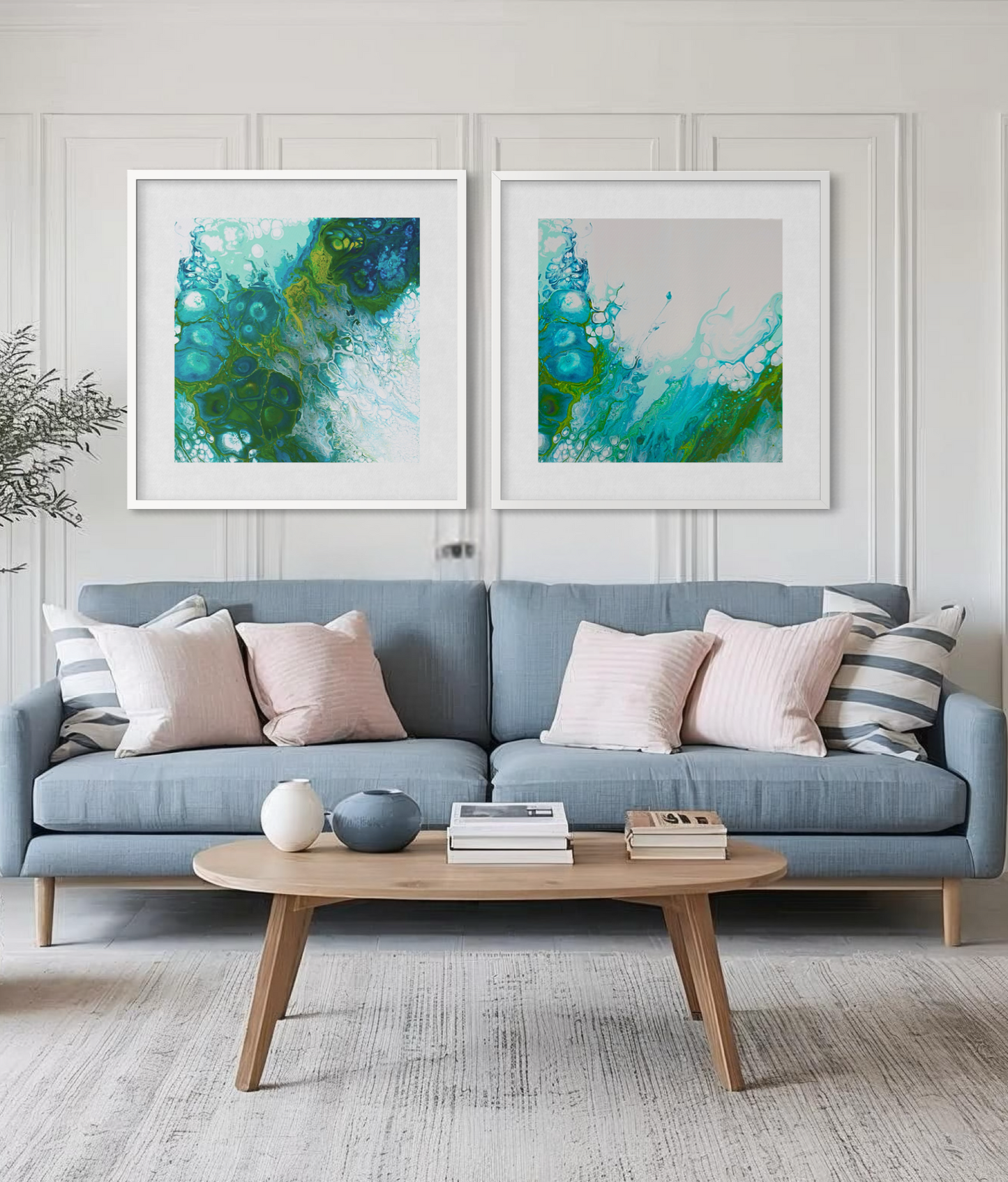 Beneath the Surface - Gallery Set of Two Prints - Framed Paper Prints