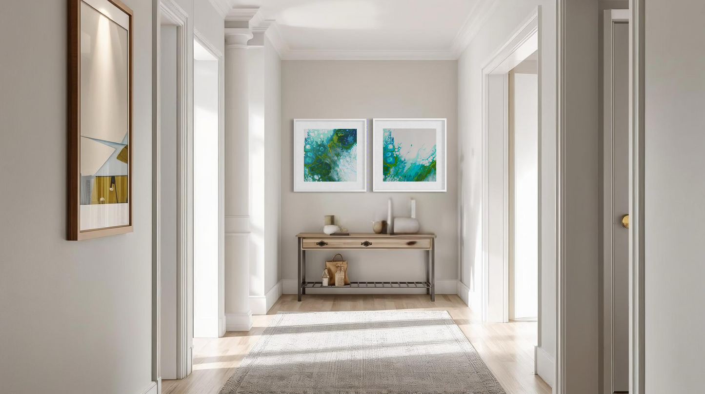 Beneath the Surface - Gallery Set of Two Prints - Framed Paper Prints