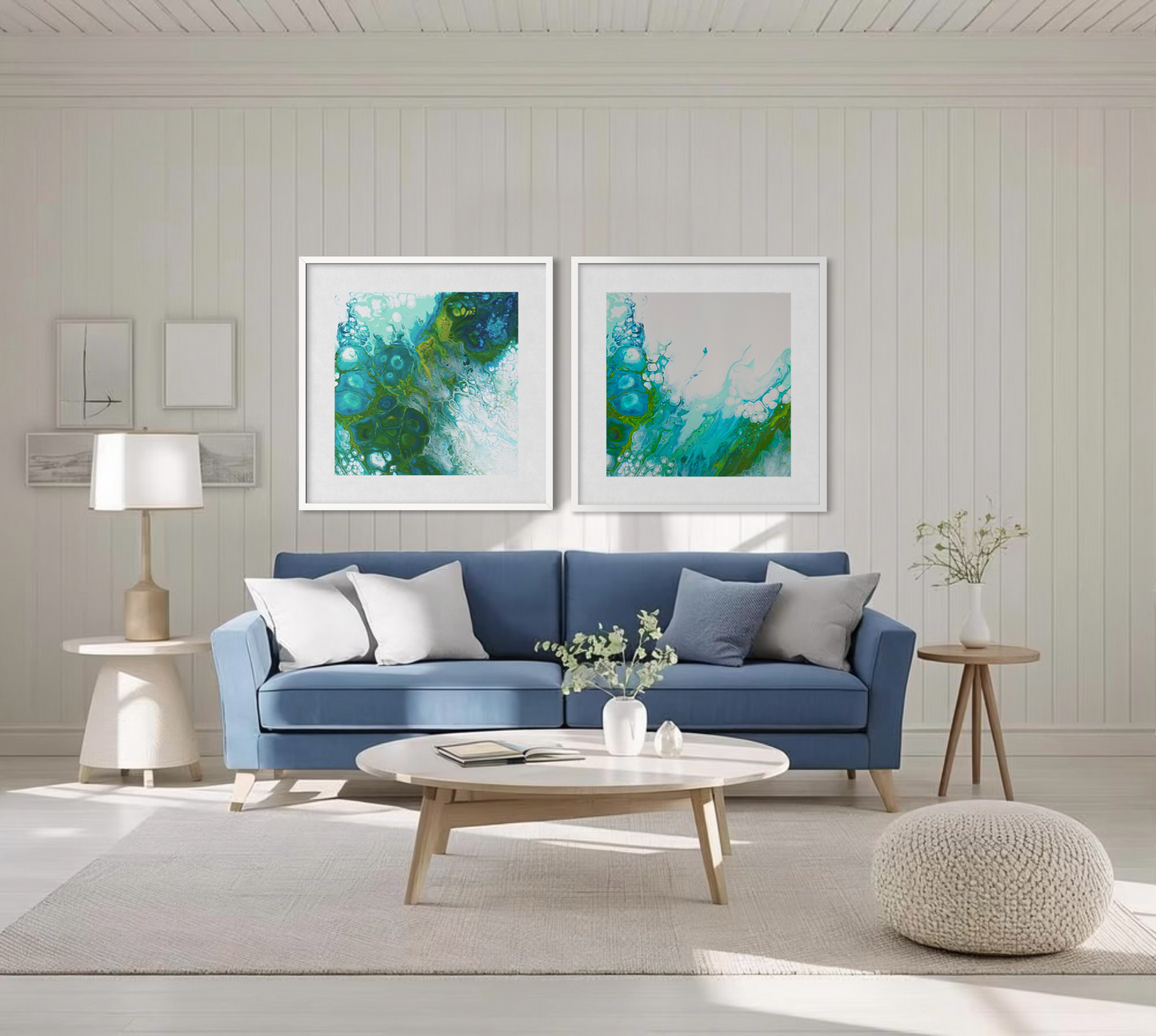 Beneath the Surface - Gallery Set of Two Prints - Framed Paper Prints