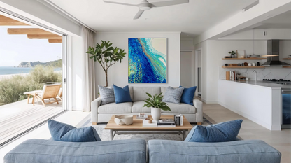 INTO THE BLUE - Canvas Art Print