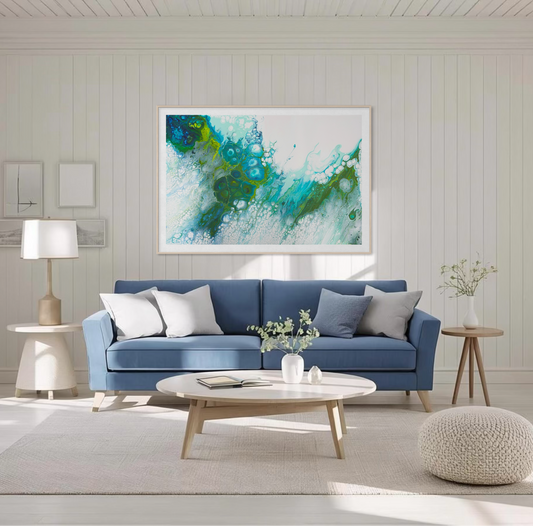 Beneath the Surface - Paper Art Print