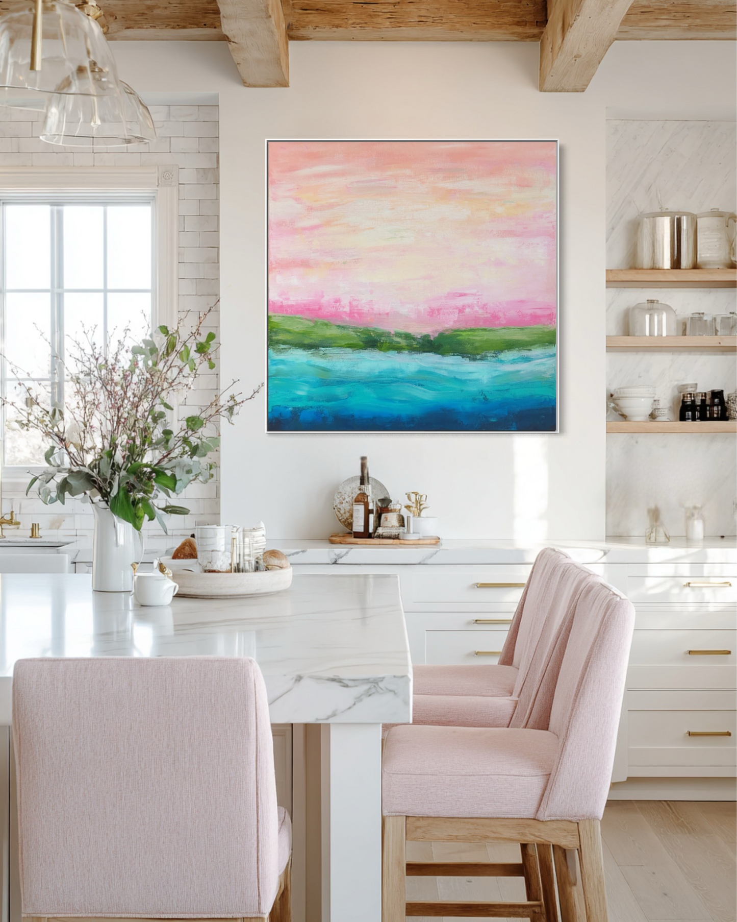 SOLD - Pink Light - Original Artwork on Canvas