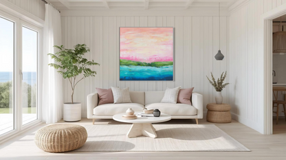 SOLD - Pink Light - Original Artwork on Canvas