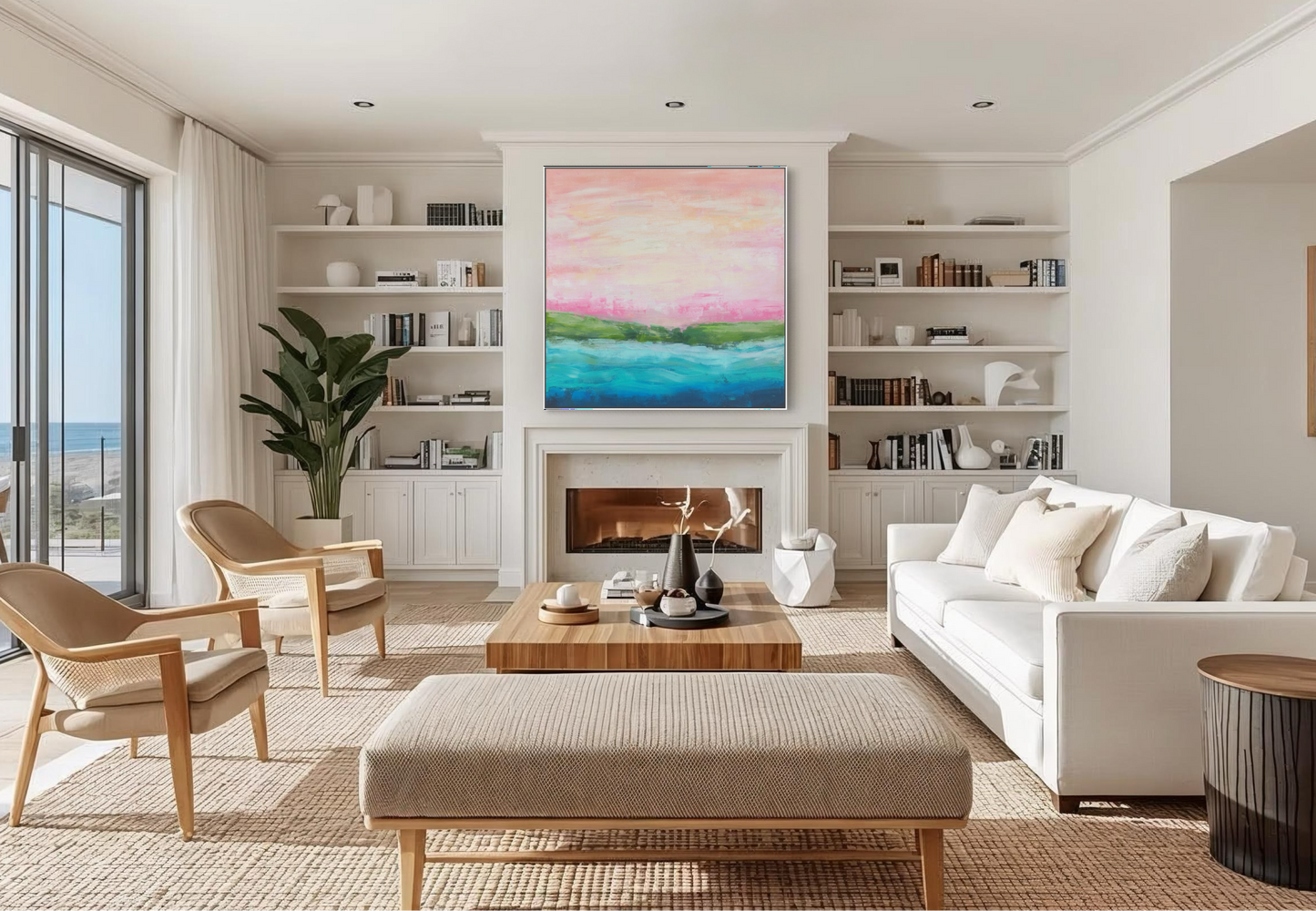 SOLD - Pink Light - Original Artwork on Canvas