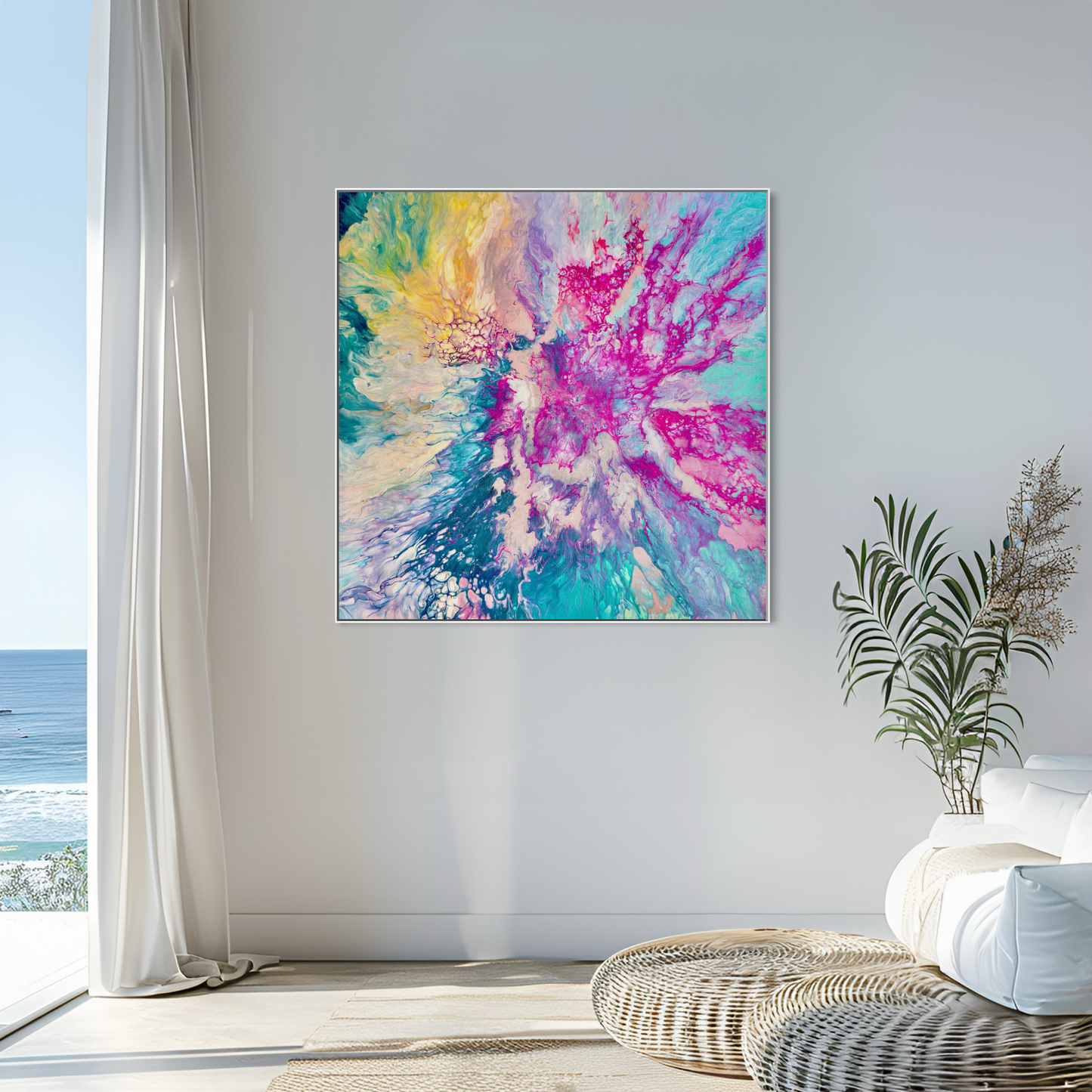 Dreamt in Magenta - Original Art on Canvas