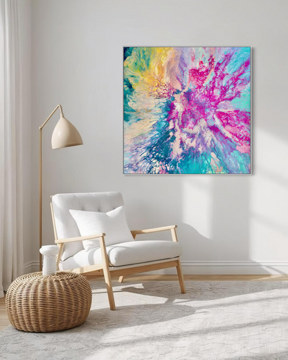 Dreamt in Magenta - Original Art on Canvas