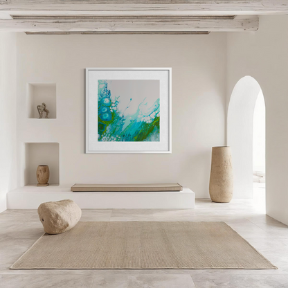 Beyond the Blue - Paper Art Print