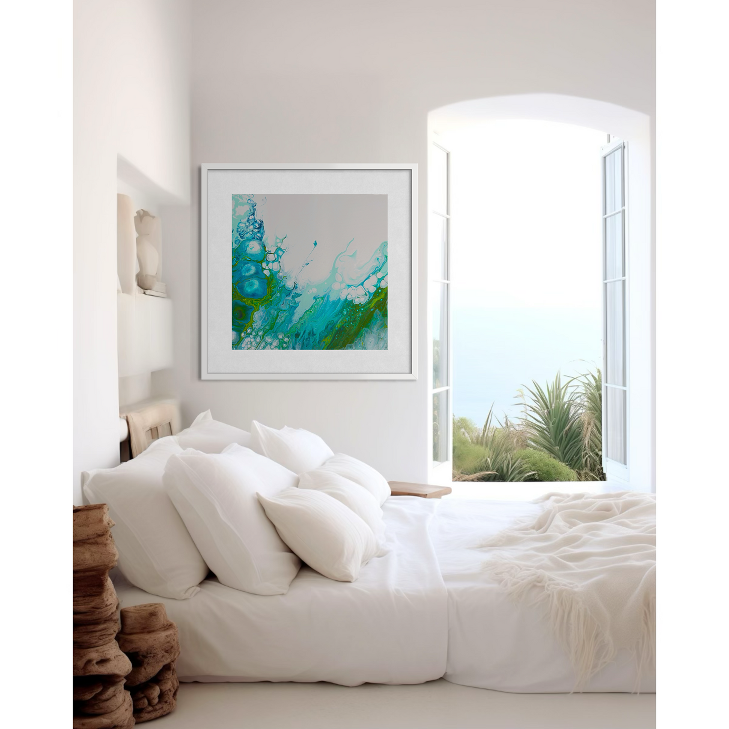 Beyond the Blue - Paper Art Print