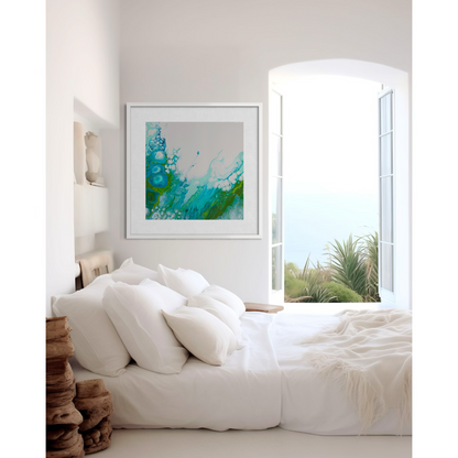 Beyond the Blue - Paper Art Print