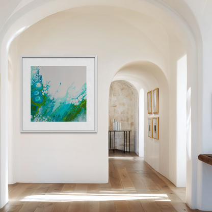 Beyond the Blue - Paper Art Print