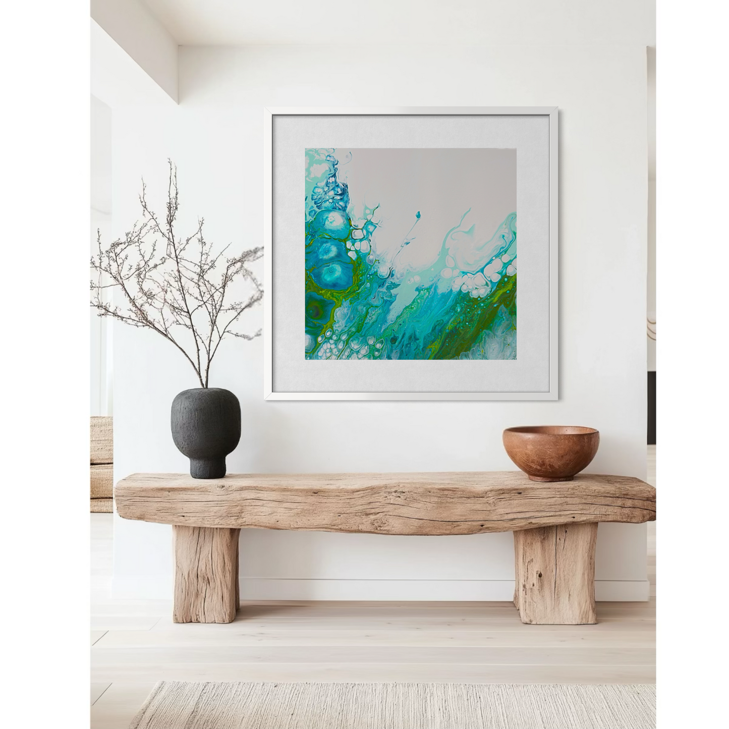 Beyond the Blue - Paper Art Print
