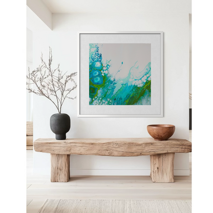 Beyond the Blue - Paper Art Print