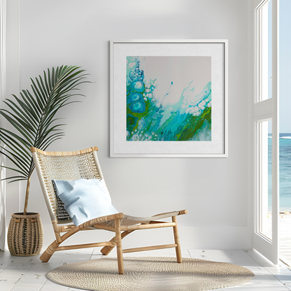 Beyond the Blue - Paper Art Print