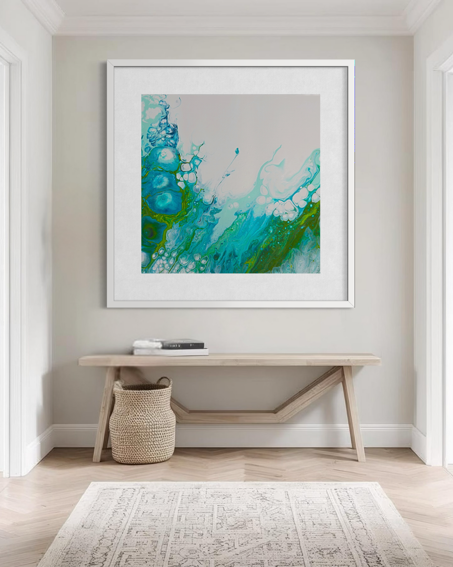 Beyond the Blue - Paper Art Print