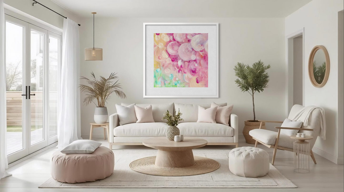 Gentle Garden - Paper Art Print