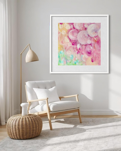 Gentle Garden - Paper Art Print